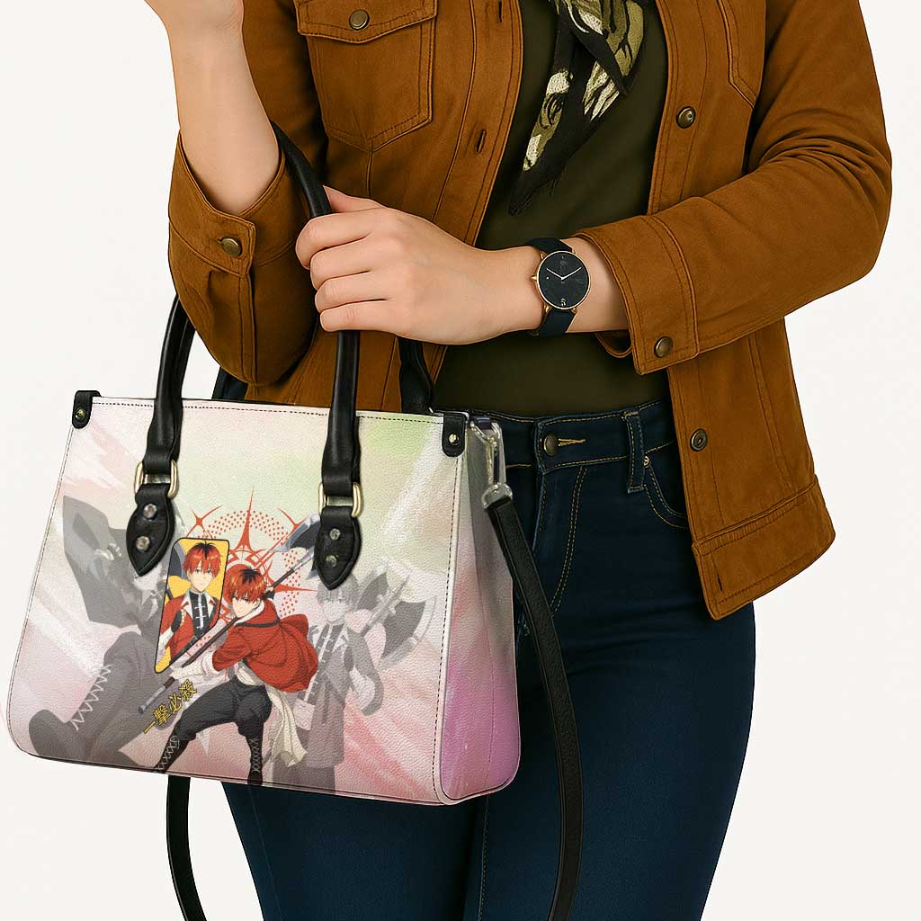 Stark Frieren Beyond Journey’s End Leather Bag Dynamic Anime Warrior Style