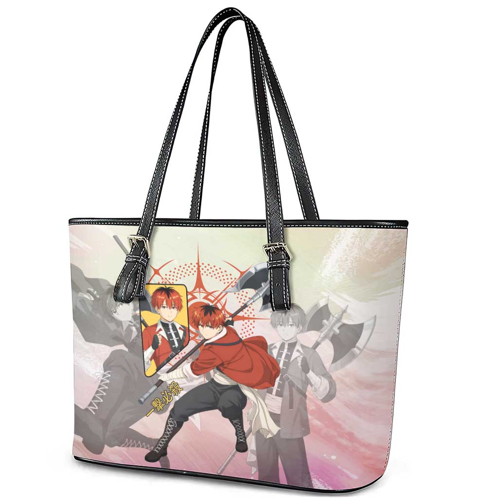 Stark Frieren Beyond Journey’s End Leather Tote Bag Dynamic Anime Warrior Style