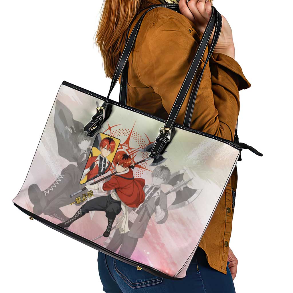 Stark Frieren Beyond Journey’s End Leather Tote Bag Dynamic Anime Warrior Style
