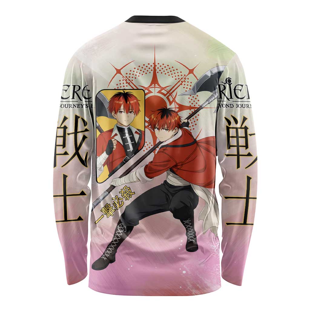 Stark Frieren Beyond Journey’s End Long Sleeve Shirt Dynamic Anime Warrior Style