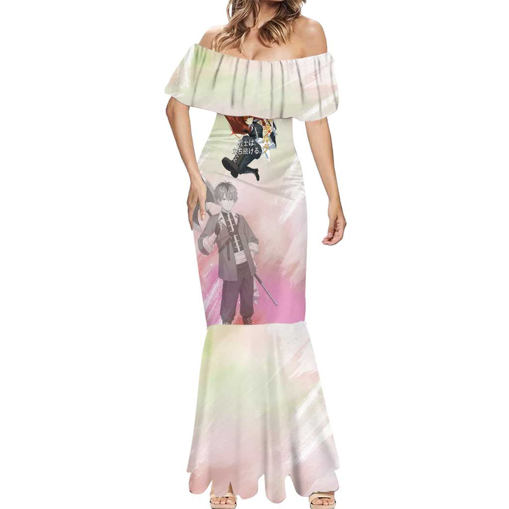 Stark Frieren Beyond Journey’s End Mermaid Dress Dynamic Anime Warrior Style