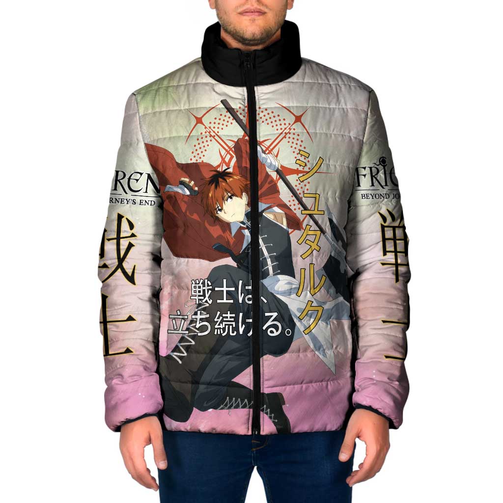 Stark Frieren Beyond Journey’s End Padded Jacket Dynamic Anime Warrior Style