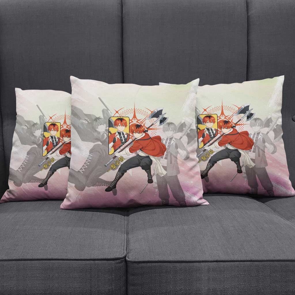 Stark Frieren Beyond Journey’s End Pillow Cover Dynamic Anime Warrior Style