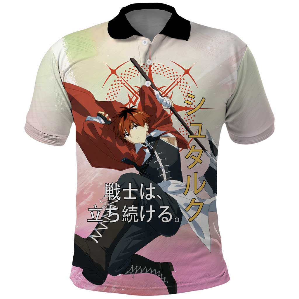 Stark Frieren Beyond Journey’s End Polo Shirt Dynamic Anime Warrior Style