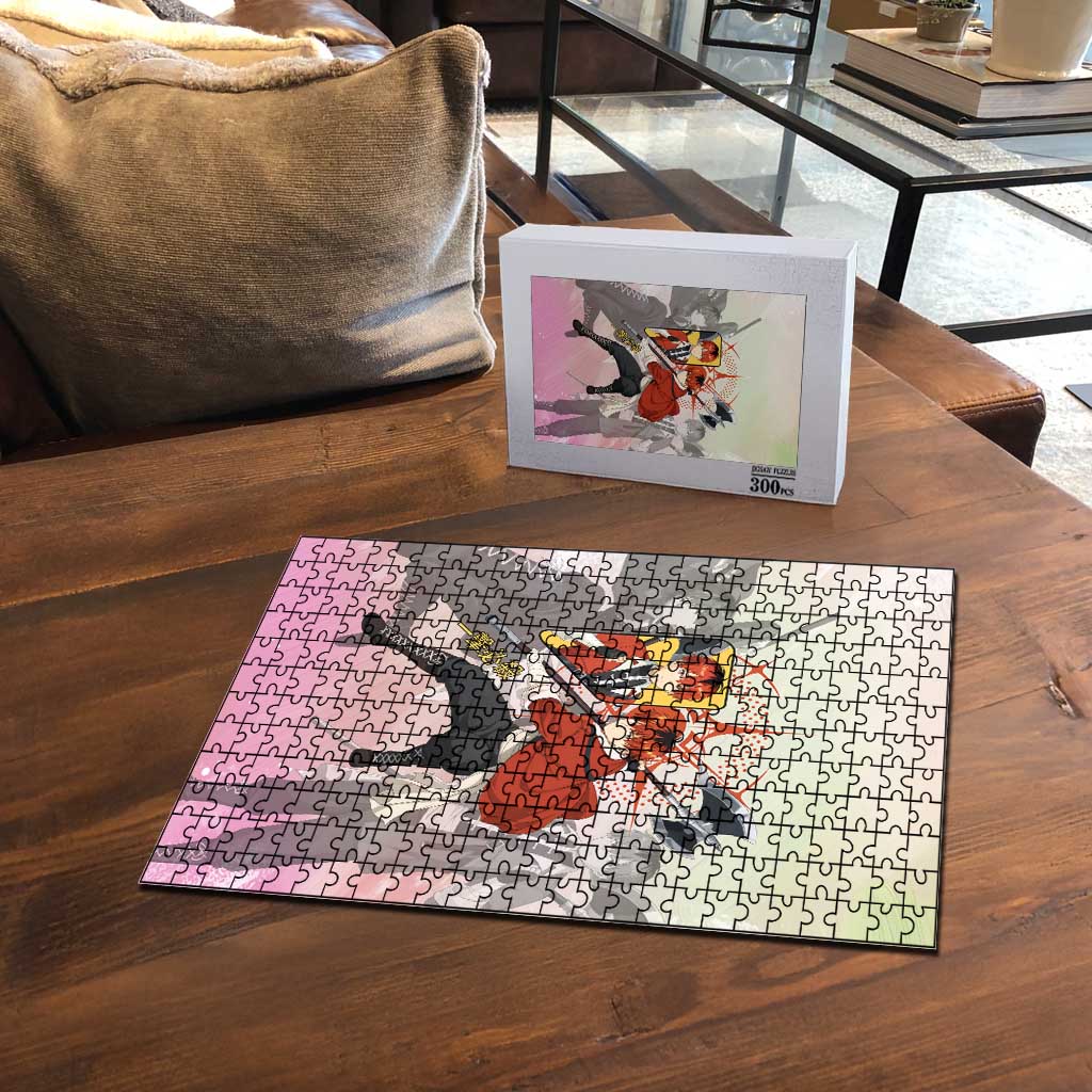 Stark Frieren Beyond Journey’s End Puzzle Dynamic Anime Warrior Style