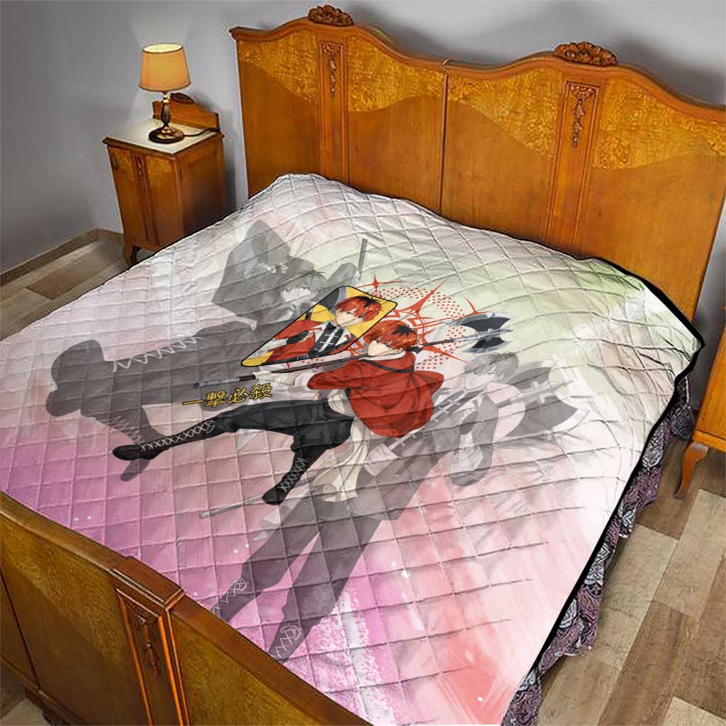 Stark Frieren Beyond Journey’s End Quilt Dynamic Anime Warrior Style