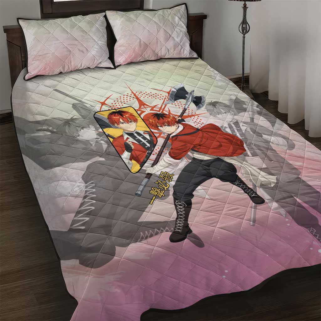 Stark Frieren Beyond Journey’s End Quilt Bed Set Dynamic Anime Warrior Style