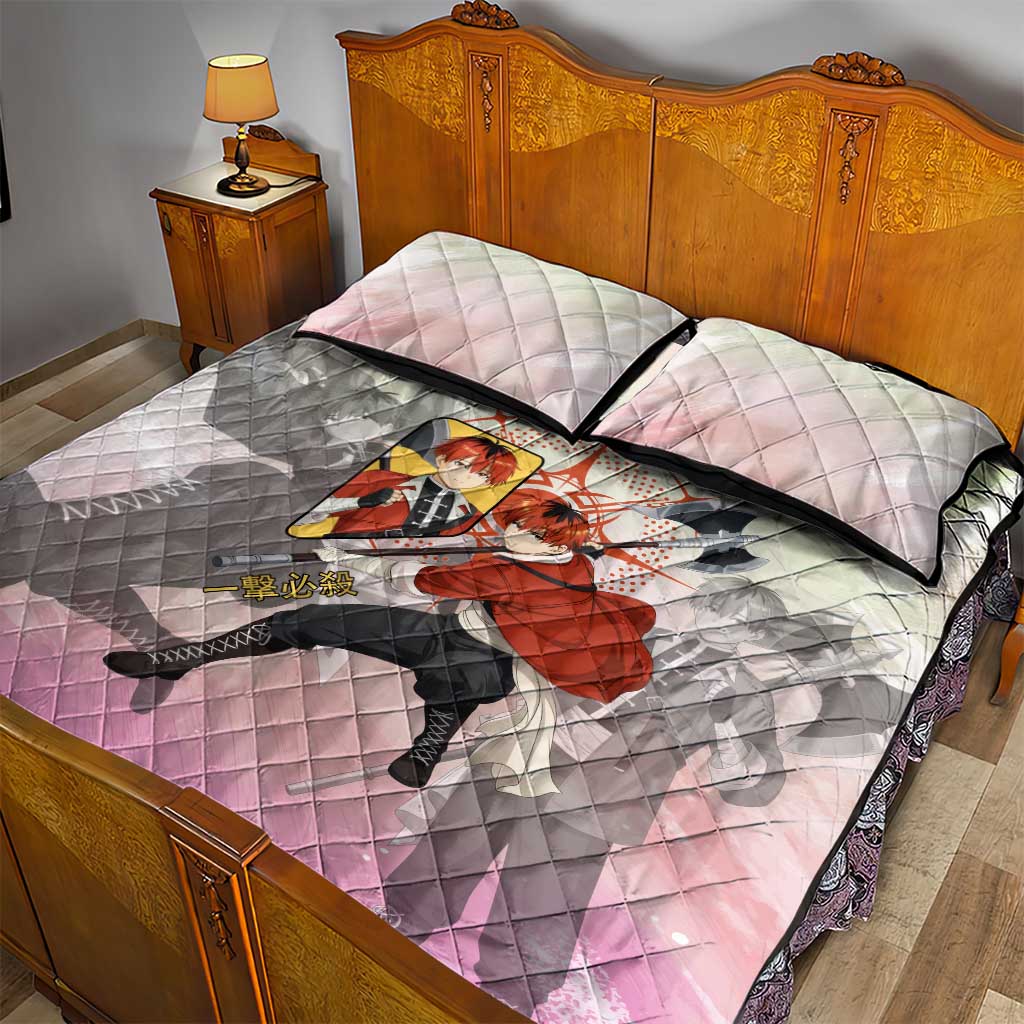 Stark Frieren Beyond Journey’s End Quilt Bed Set Dynamic Anime Warrior Style
