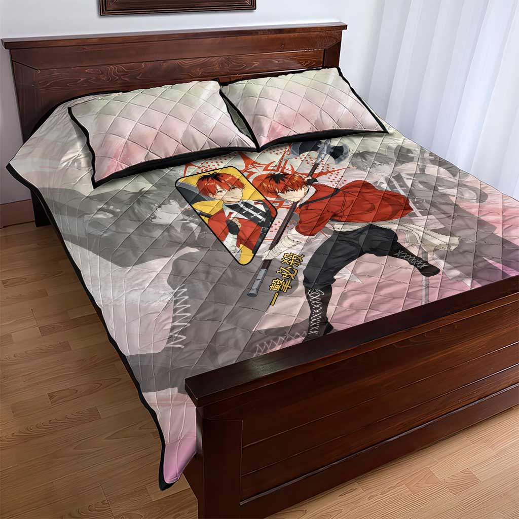 Stark Frieren Beyond Journey’s End Quilt Bed Set Dynamic Anime Warrior Style