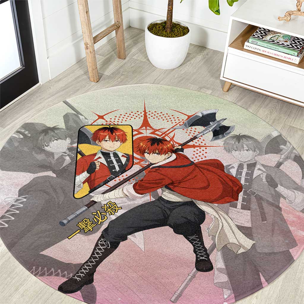 Stark Frieren Beyond Journey’s End Round Carpet Dynamic Anime Warrior Style