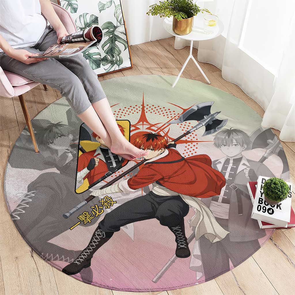 Stark Frieren Beyond Journey’s End Round Carpet Dynamic Anime Warrior Style
