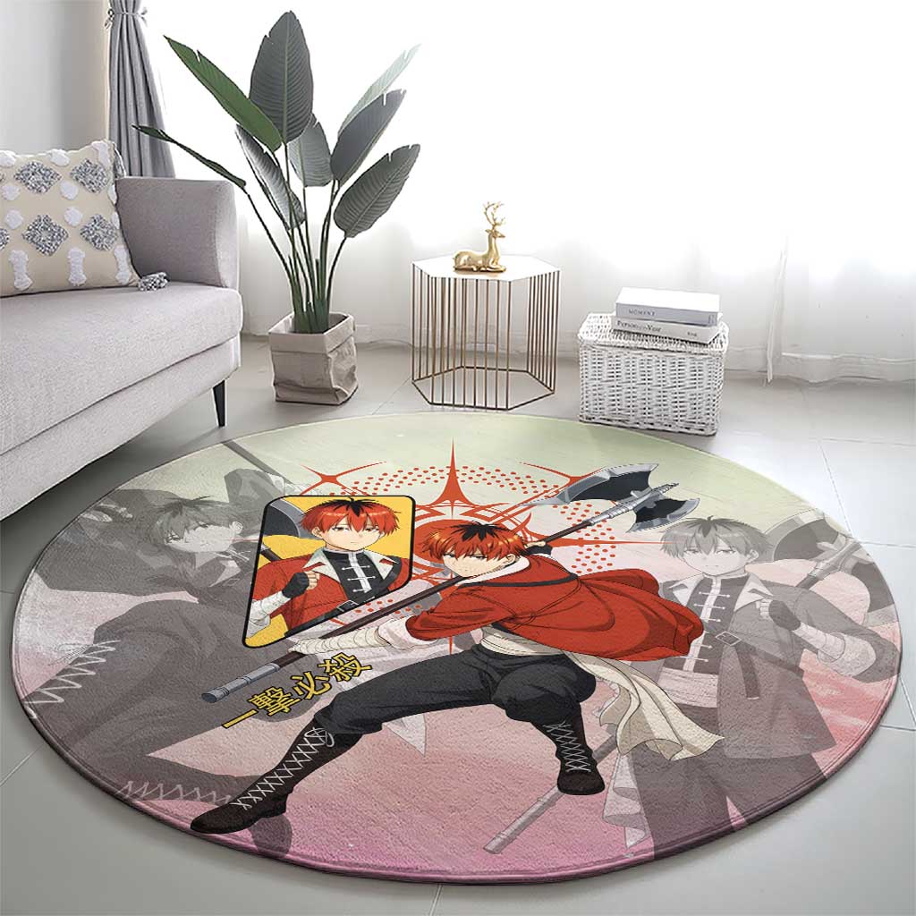 Stark Frieren Beyond Journey’s End Round Carpet Dynamic Anime Warrior Style