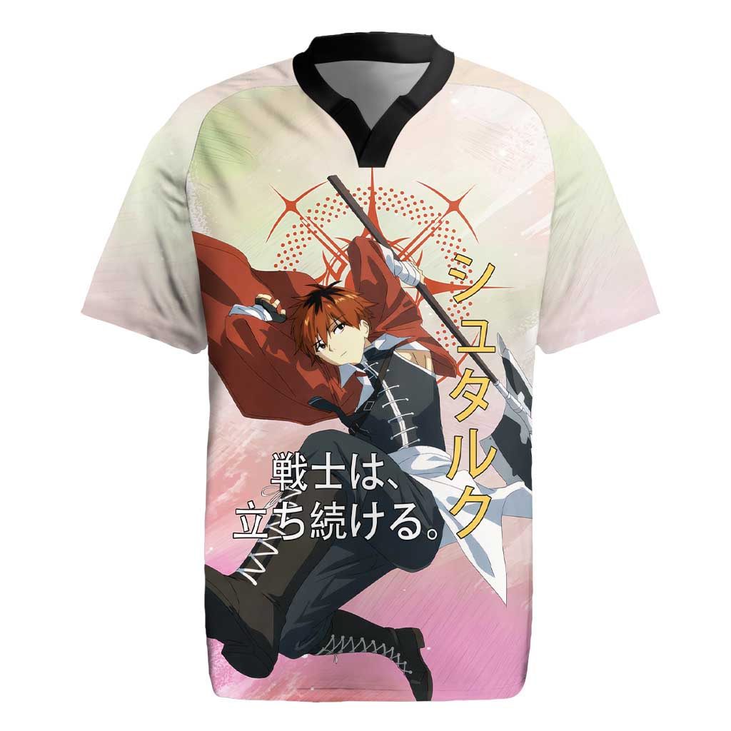 Stark Frieren Beyond Journey’s End Rugby Jersey Dynamic Anime Warrior Style