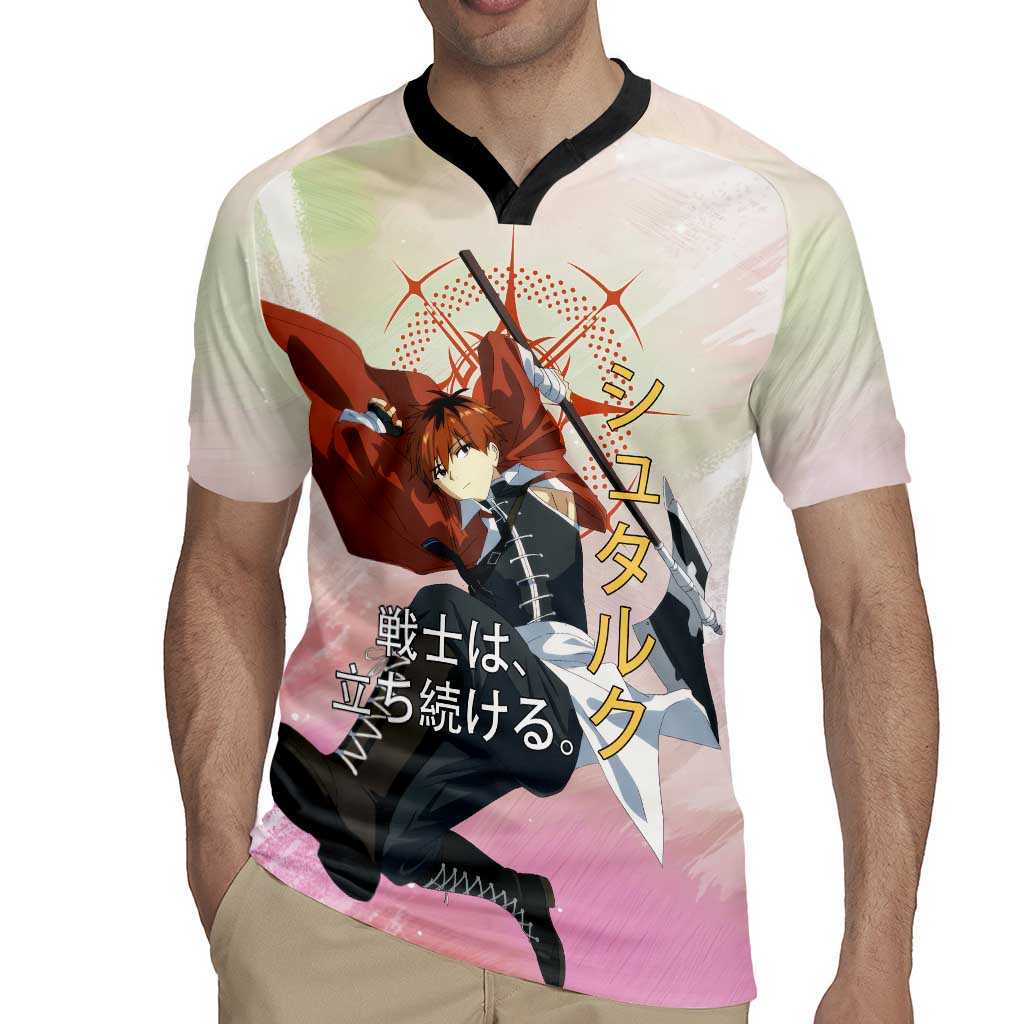 Stark Frieren Beyond Journey’s End Rugby Jersey Dynamic Anime Warrior Style