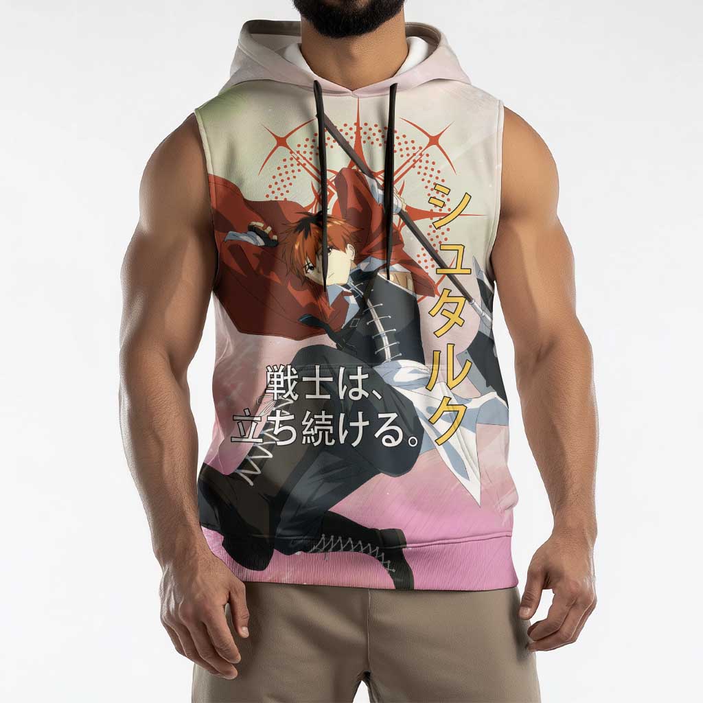Stark Frieren Beyond Journey’s End Sleeveless Hoodie Dynamic Anime Warrior Style