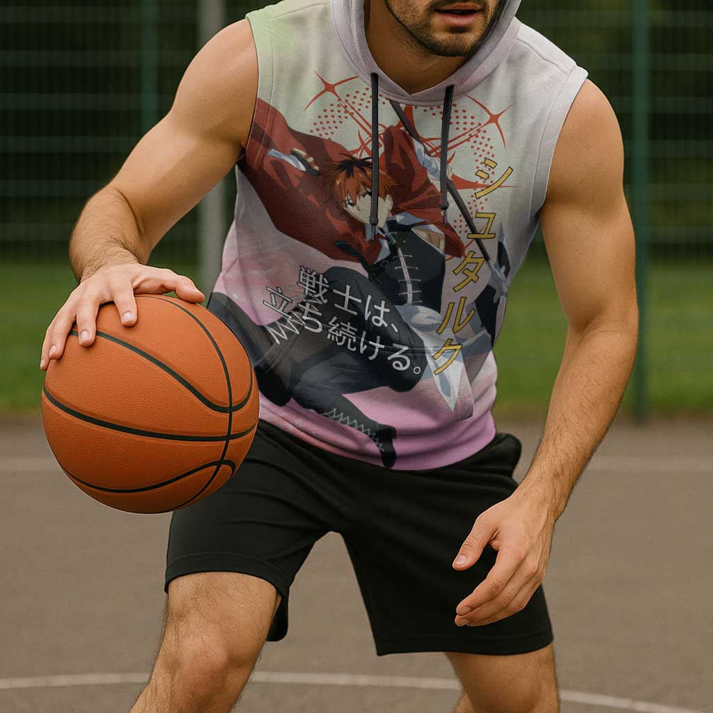 Stark Frieren Beyond Journey’s End Sleeveless Hoodie Dynamic Anime Warrior Style