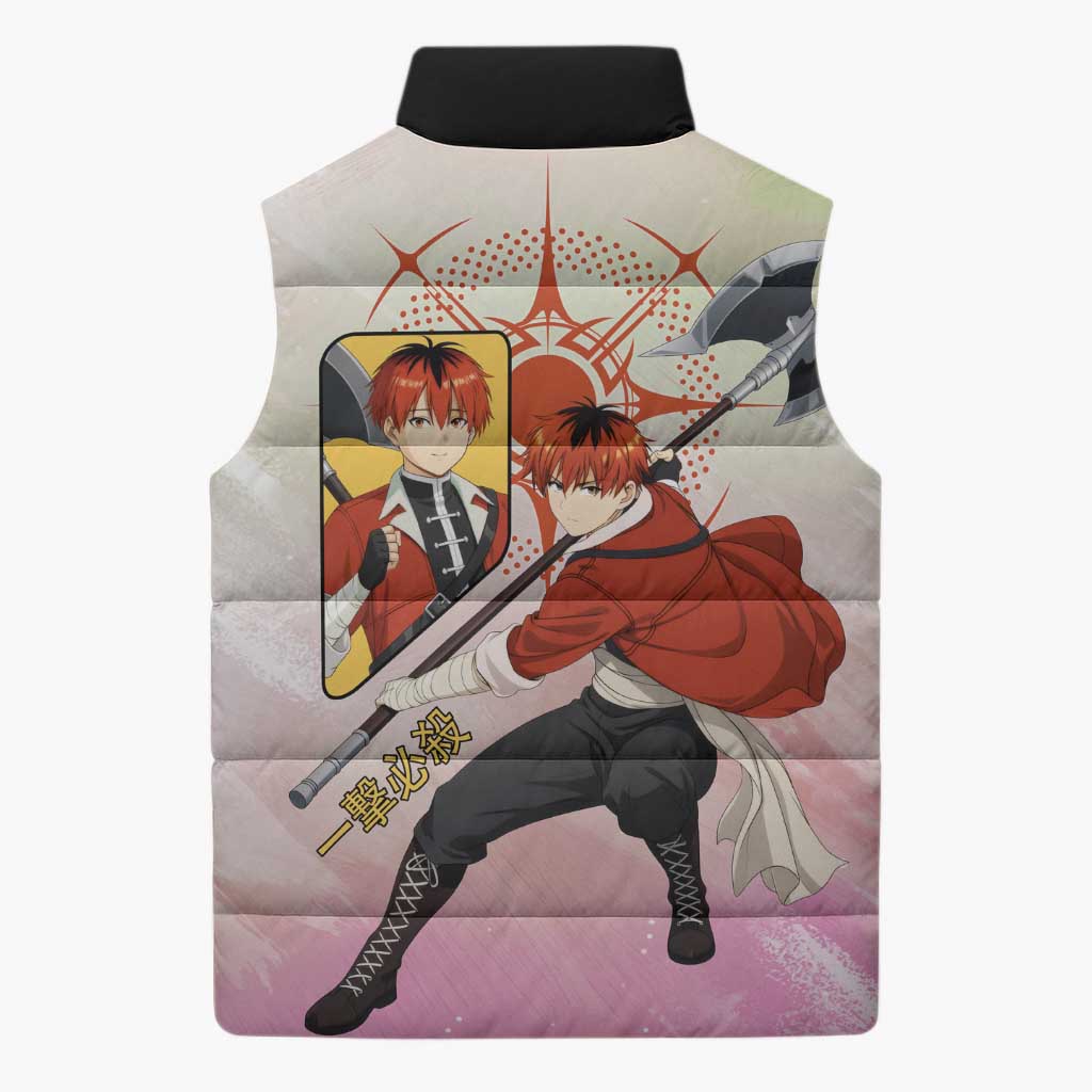 Stark Frieren Beyond Journey’s End Sleeveless Puffer Jacket Dynamic Anime Warrior Style