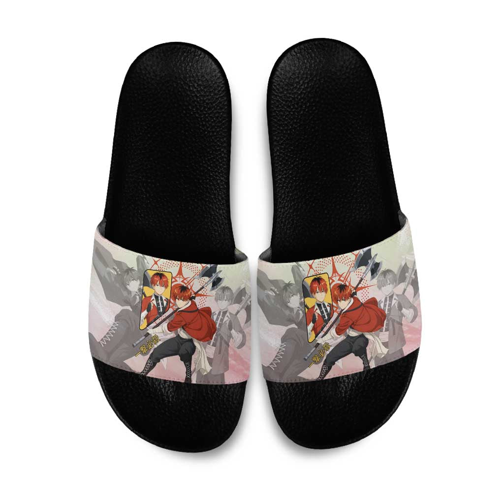 Stark Frieren Beyond Journey’s End Slide Sandals Dynamic Anime Warrior Style