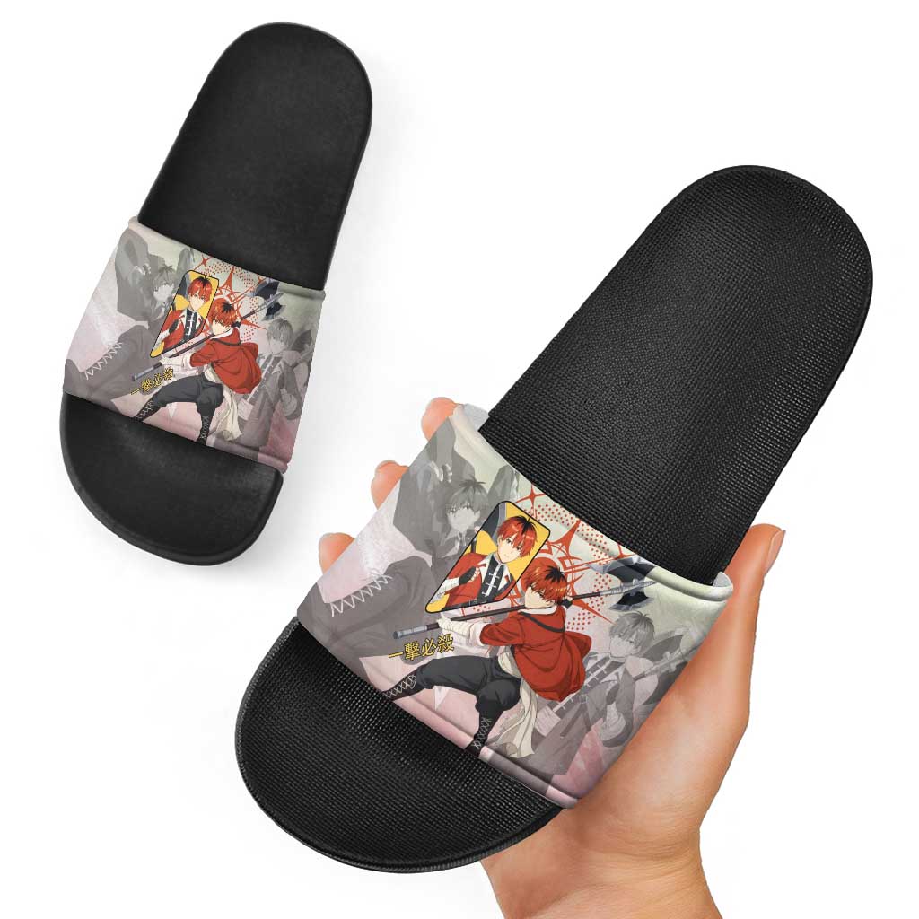 Stark Frieren Beyond Journey’s End Slide Sandals Dynamic Anime Warrior Style