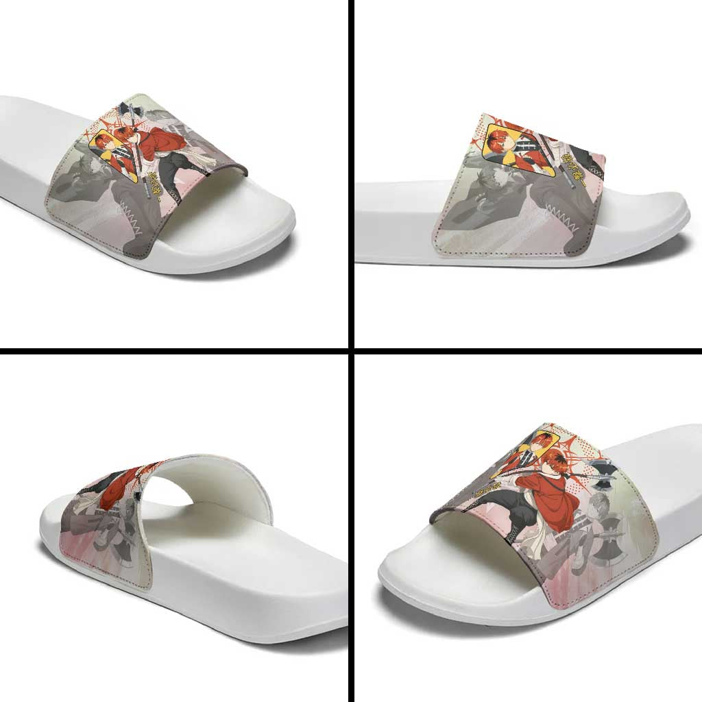 Stark Frieren Beyond Journey’s End Slide Sandals Dynamic Anime Warrior Style