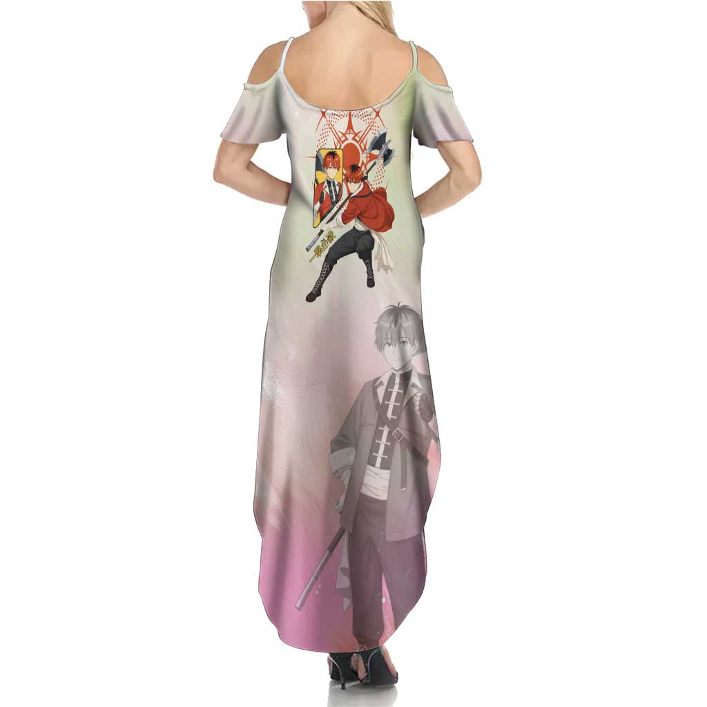 Stark Frieren Beyond Journey’s End Summer Maxi Dress Dynamic Anime Warrior Style