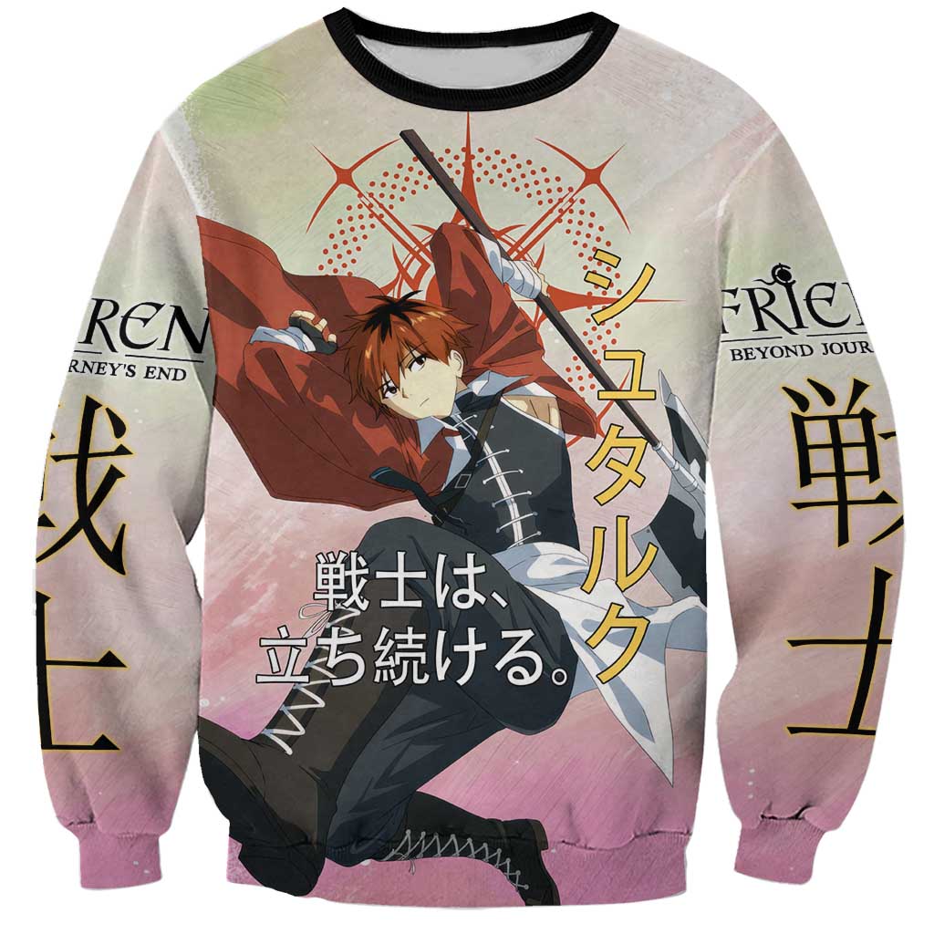Stark Frieren Beyond Journey’s End Sweatshirt Dynamic Anime Warrior Style