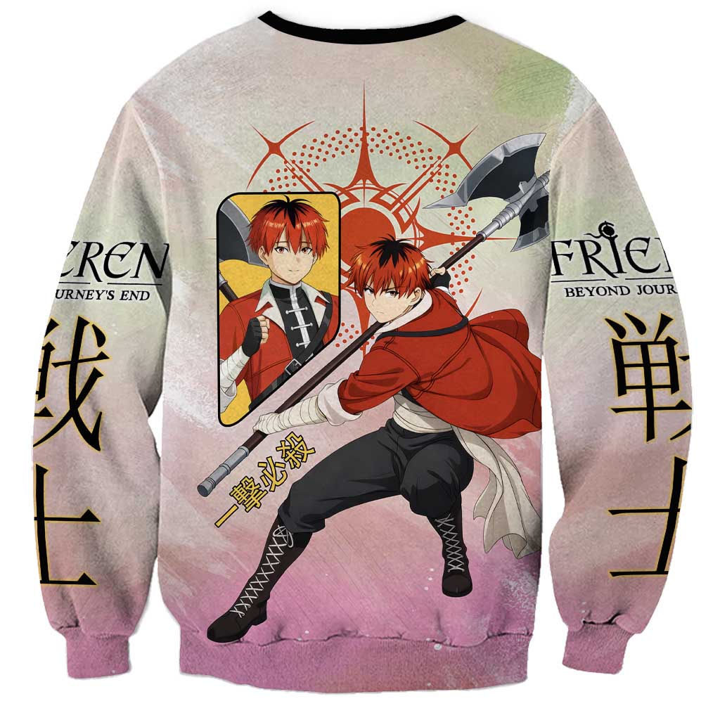 Stark Frieren Beyond Journey’s End Sweatshirt Dynamic Anime Warrior Style
