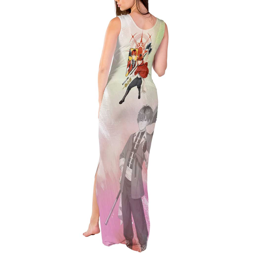 Stark Frieren Beyond Journey’s End Tank Maxi Dress Dynamic Anime Warrior Style
