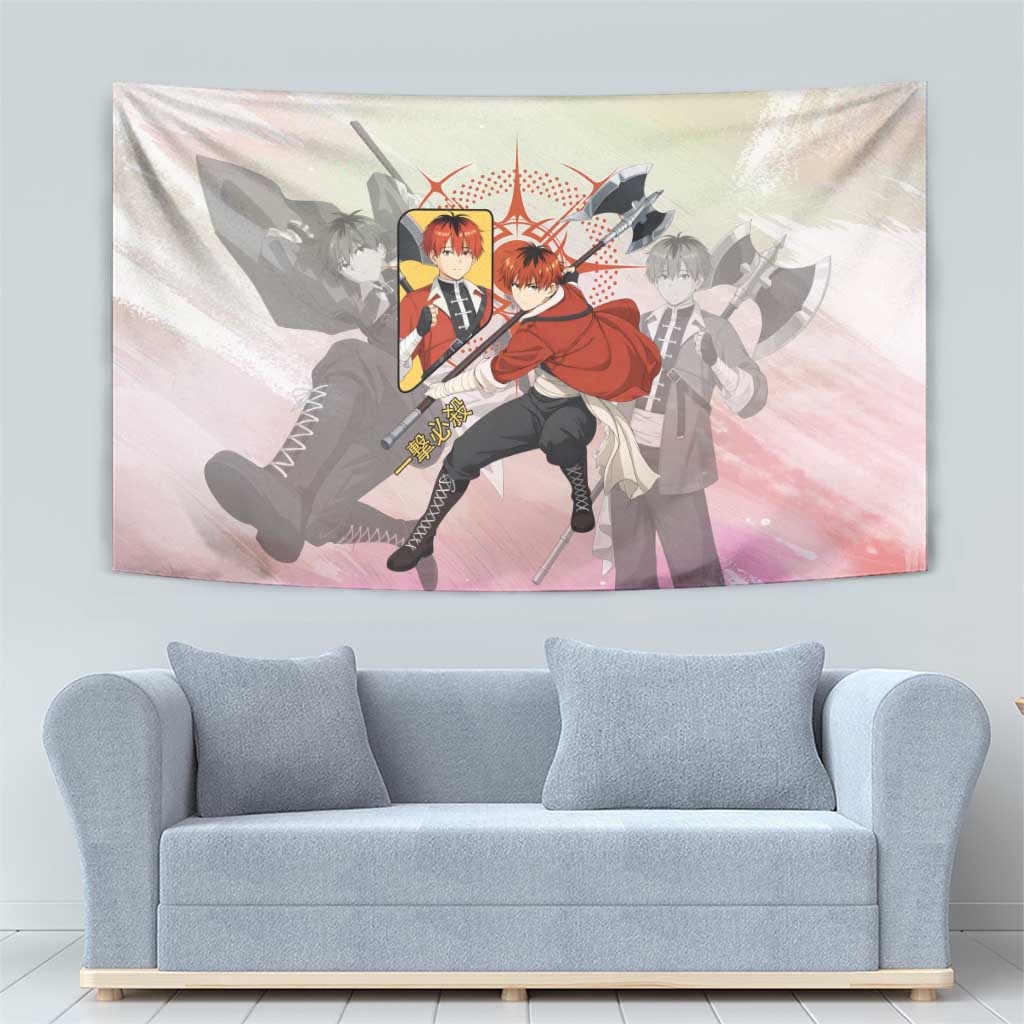 Stark Frieren Beyond Journey’s End Tapestry Dynamic Anime Warrior Style