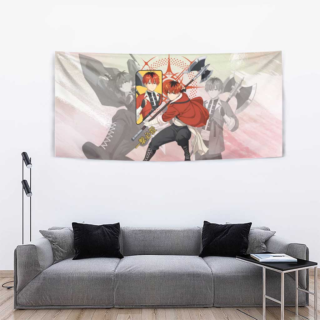 Stark Frieren Beyond Journey’s End Tapestry Dynamic Anime Warrior Style