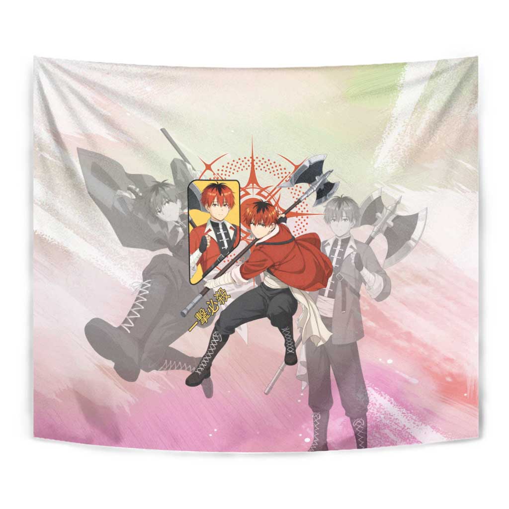 Stark Frieren Beyond Journey’s End Tapestry Dynamic Anime Warrior Style