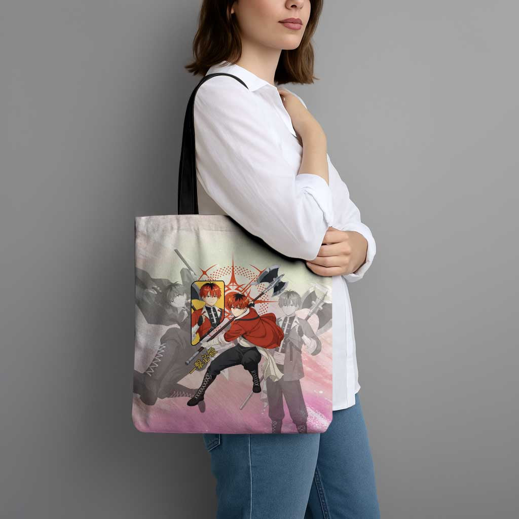 Stark Frieren Beyond Journey’s End Tote Bag Dynamic Anime Warrior Style