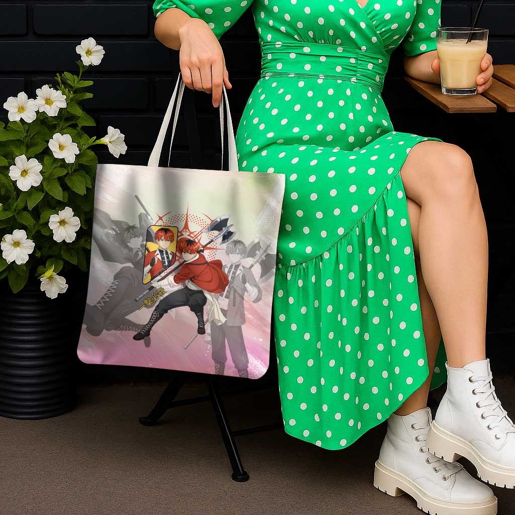 Stark Frieren Beyond Journey’s End Tote Bag Dynamic Anime Warrior Style