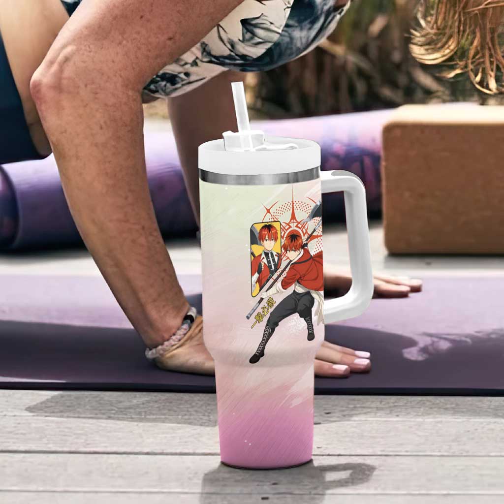 Stark Frieren Beyond Journey’s End Tumbler With Handle Dynamic Anime Warrior Style