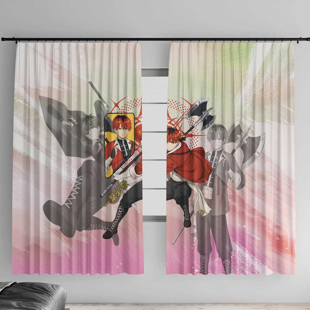 Stark Frieren Beyond Journey’s End Window Curtain Dynamic Anime Warrior Style