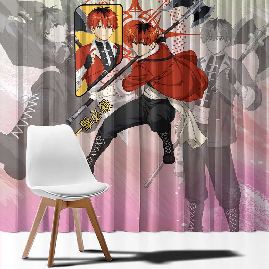 Stark Frieren Beyond Journey’s End Window Curtain Dynamic Anime Warrior Style