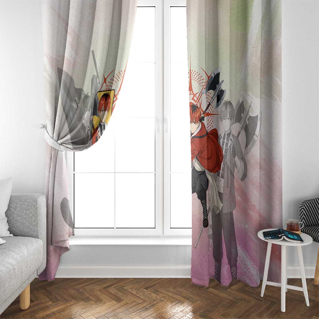 Stark Frieren Beyond Journey’s End Window Curtain Dynamic Anime Warrior Style