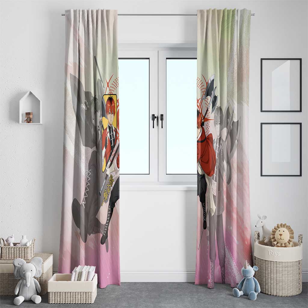 Stark Frieren Beyond Journey’s End Window Curtain Dynamic Anime Warrior Style