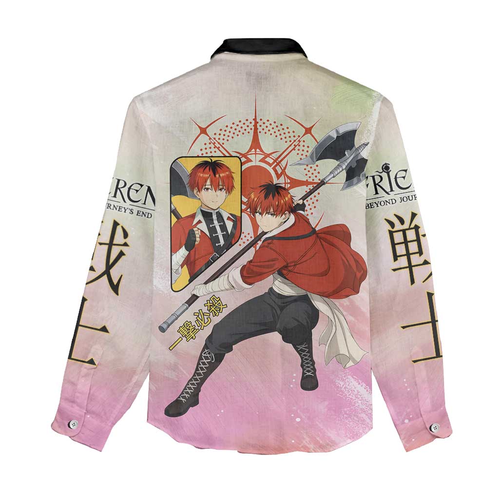 Stark Frieren Beyond Journey’s End Women Casual Shirt Dynamic Anime Warrior Style