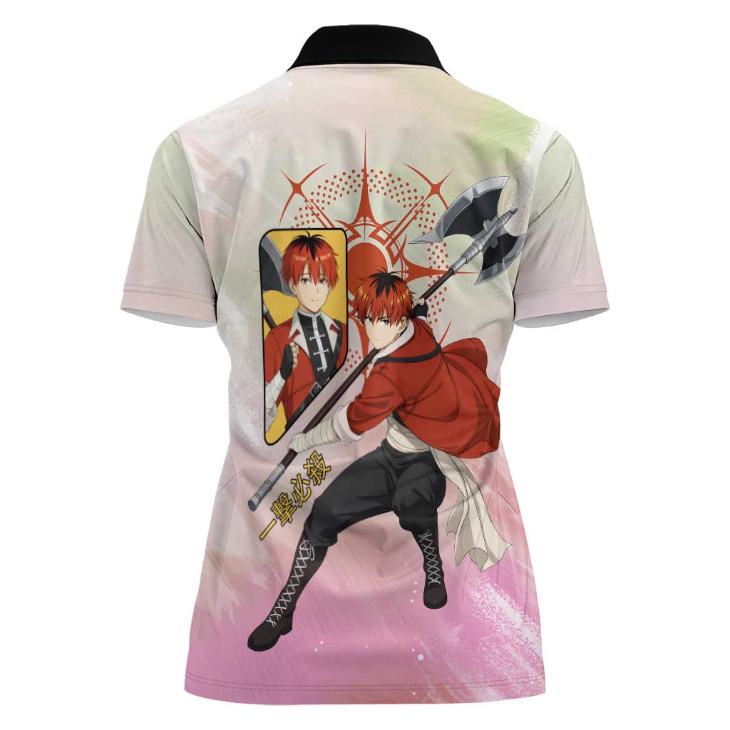 Stark Frieren Beyond Journey’s End Women Polo Shirt Dynamic Anime Warrior Style