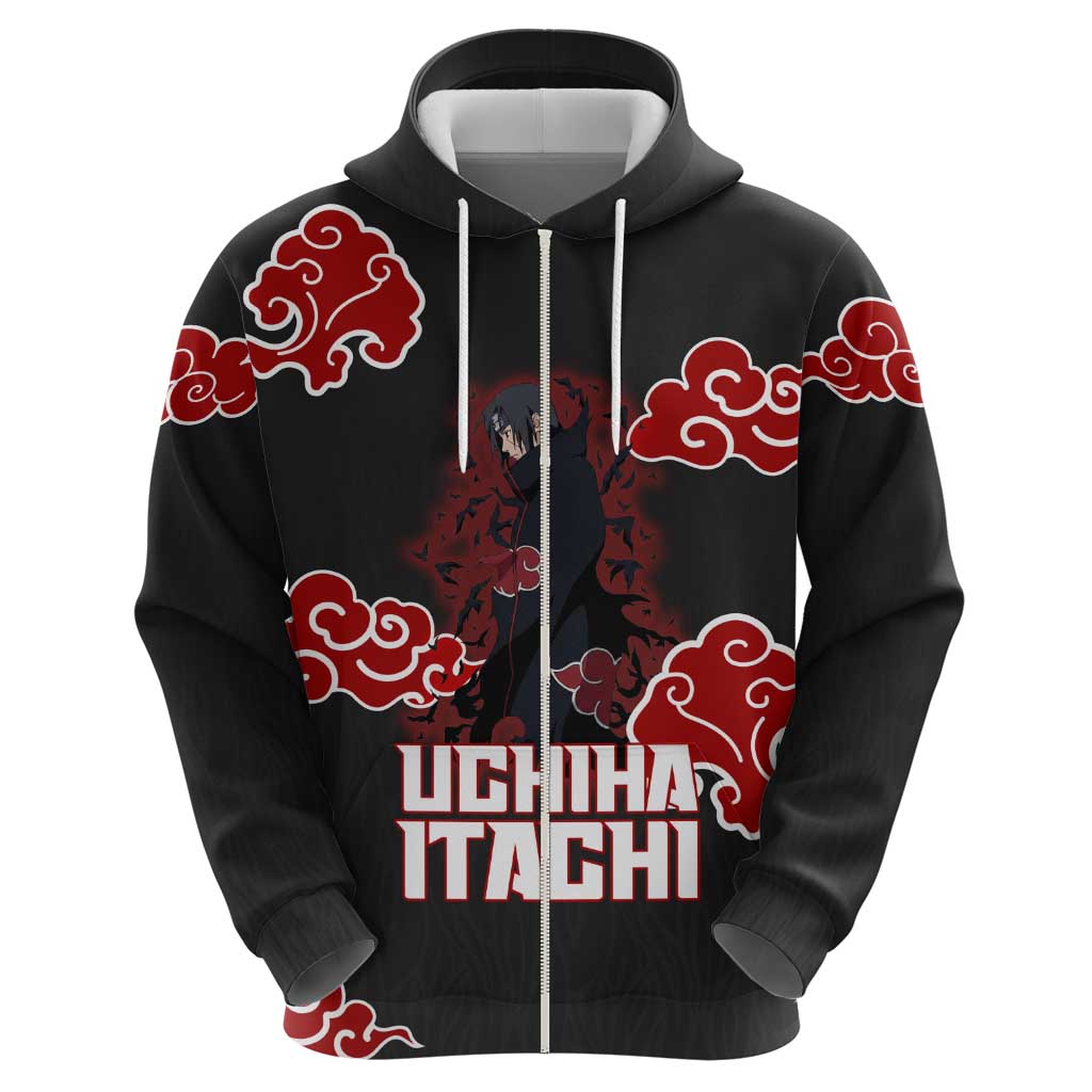 Uchiha Itachi Naruto Hoodie Akatsuki Cloud Anime Shadow Style