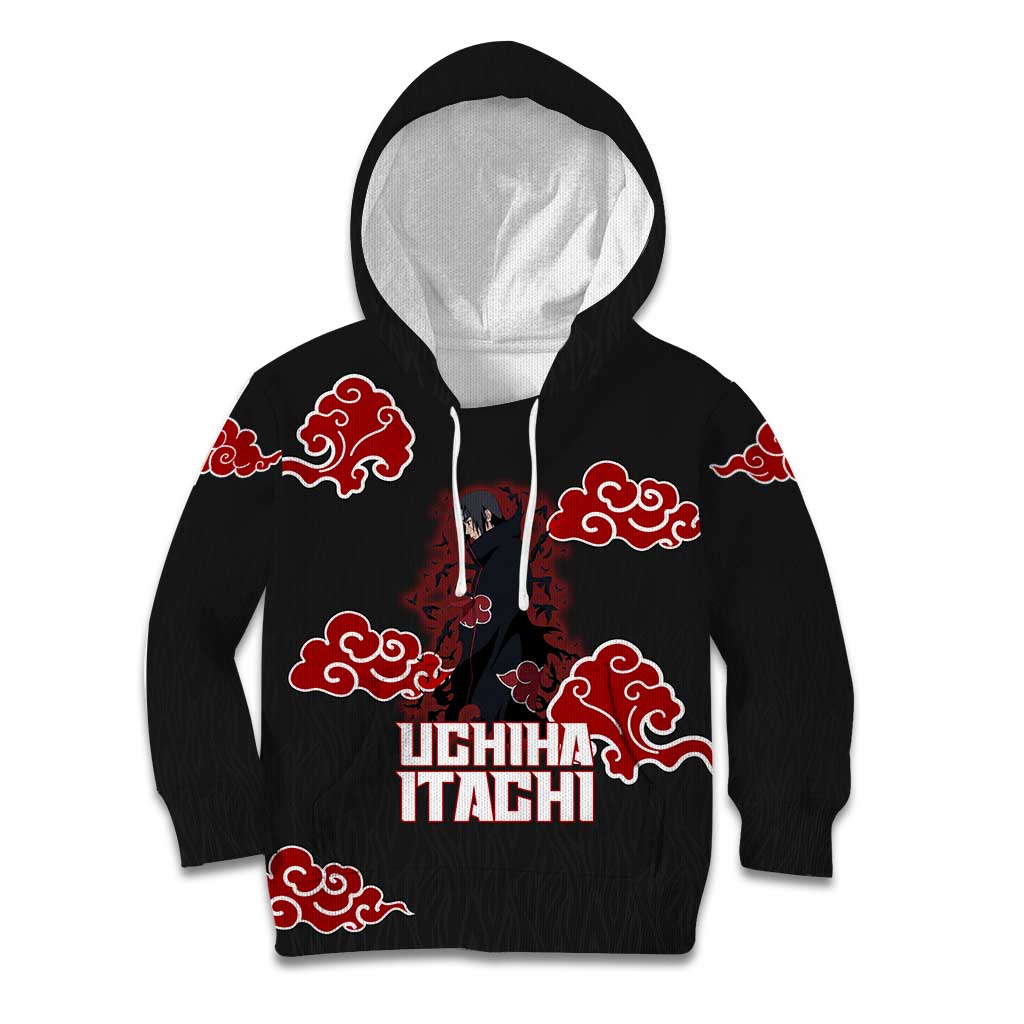 Uchiha Itachi Naruto Kid Hoodie Akatsuki Cloud Anime Shadow Style