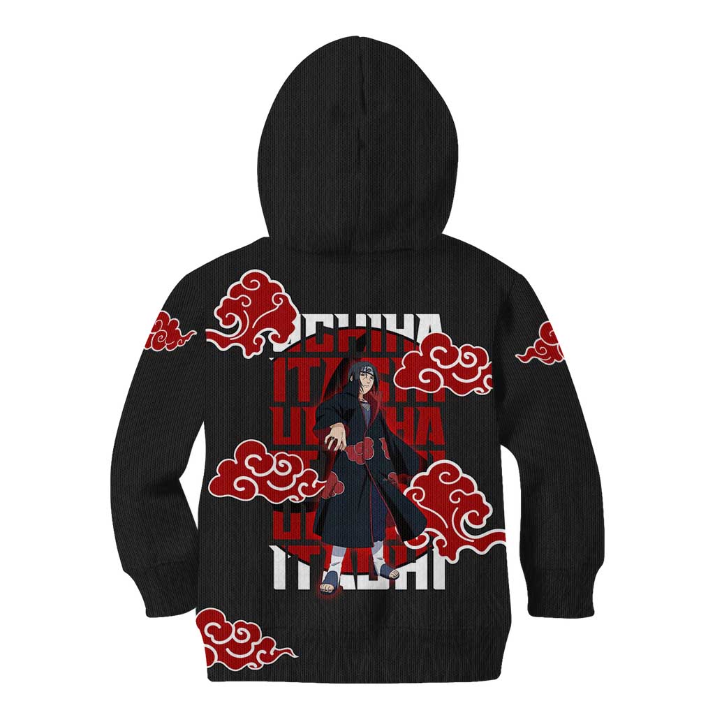 Uchiha Itachi Naruto Kid Hoodie Akatsuki Cloud Anime Shadow Style