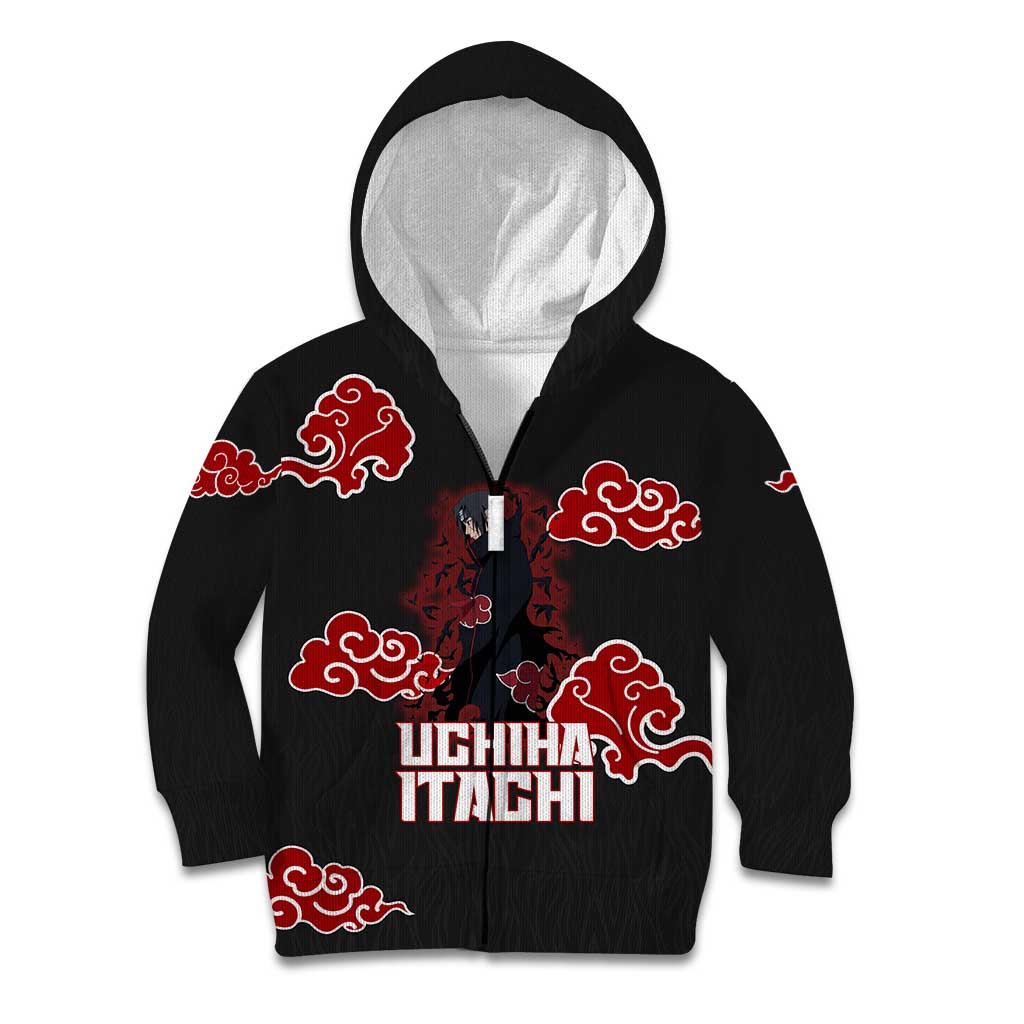 Uchiha Itachi Naruto Kid Hoodie Akatsuki Cloud Anime Shadow Style