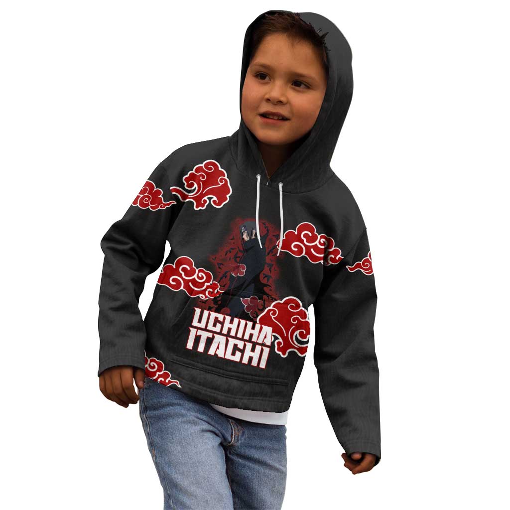 Uchiha Itachi Naruto Kid Hoodie Akatsuki Cloud Anime Shadow Style