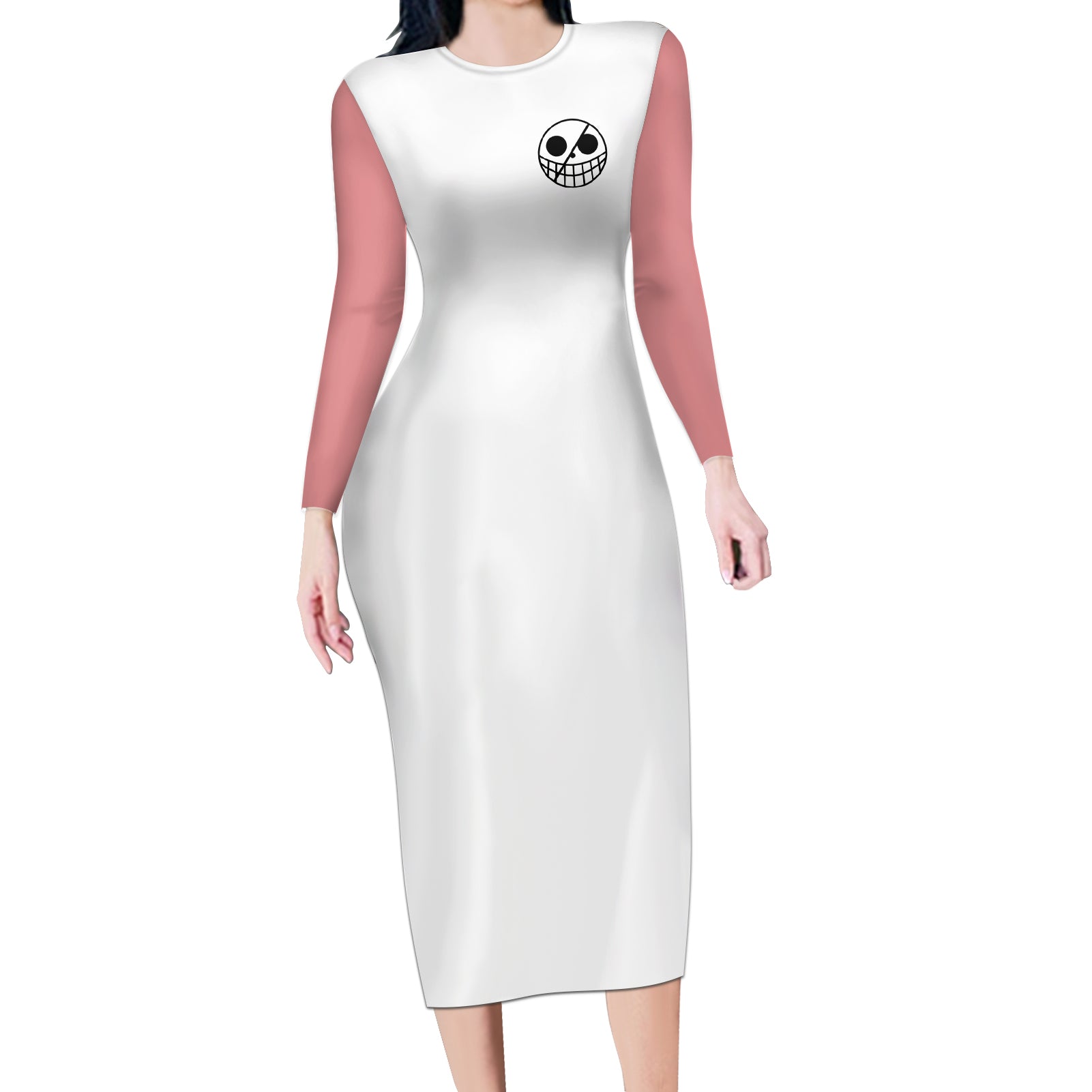 Donquixote Doflamingo - One Piece Anime Long Sleeve Bodycon Dress