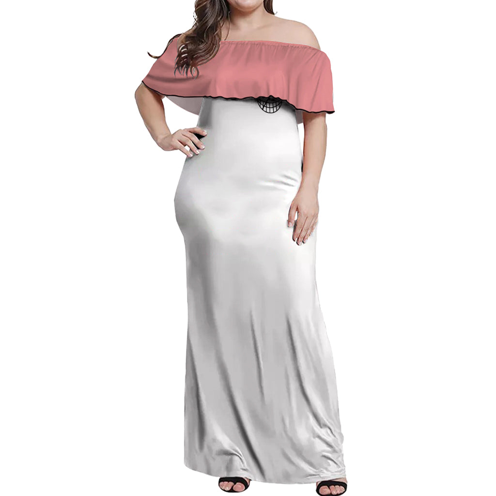 Donquixote Doflamingo - One Piece Anime Off Shoulder Maxi Dress