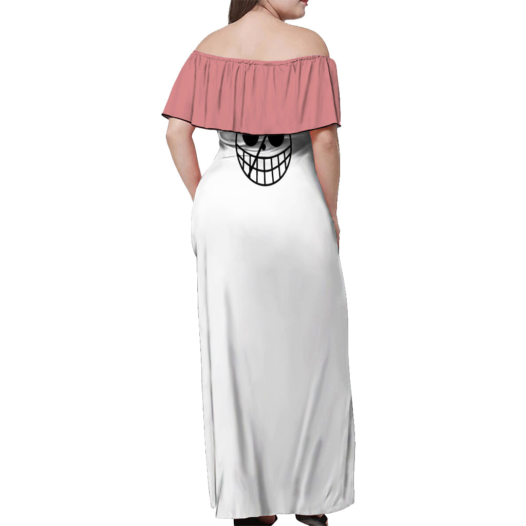Donquixote Doflamingo - One Piece Anime Off Shoulder Maxi Dress