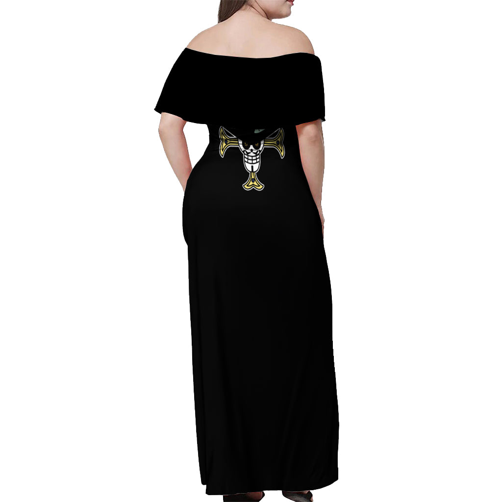 Dracule Mihawk - One Piece Anime Off Shoulder Maxi Dress