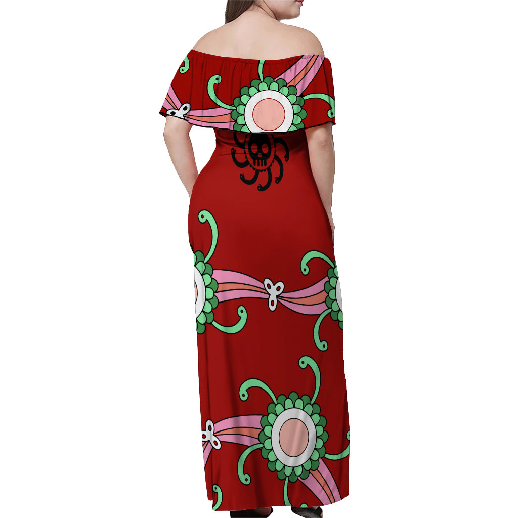 Boa Hancock - One Piece Anime Off Shoulder Maxi Dress